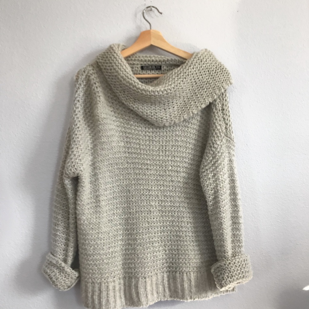 Cotton ON Grey Turtleneck Knit Sweater